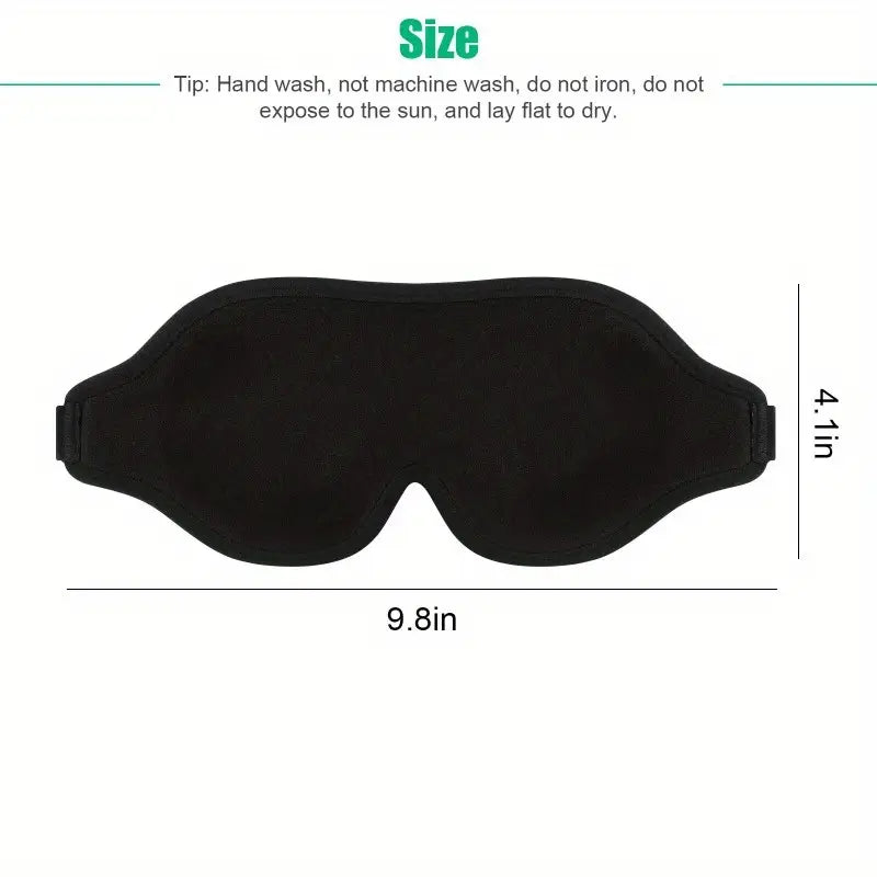 EFFOREST 3D Silk Sleep Mask – Contoured Design for Travel & Home Relaxation