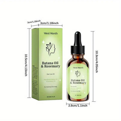 WestMonth Batana & Rosemary Hair Serum – Frizz Control for Men and Women