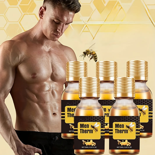 Men’s Chest Firming Oil – Muscle Shaping with Hyaluronic Acid & Ginseng