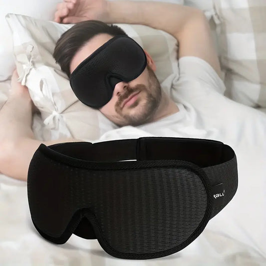 Breathable 3D Sleeping Eye Mask – Light Blocking Travel Essential