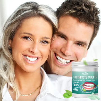 2 Boxes Whitening Mint Toothpaste Tablets – Chewable, Fresh Breath & Whitening