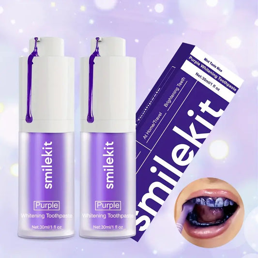 SMILEKIT Purple Toothpaste – Mint Flavor for Deep Cleaning & Fresh Breath