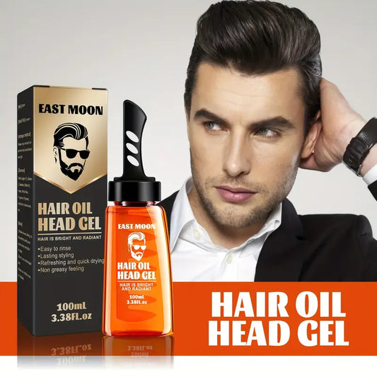 Men's 2-in-1 Hair Oil Hairspray | Strong Hold & Fast Drying