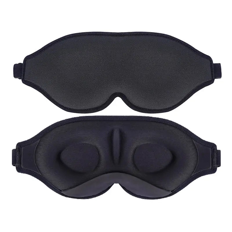 3D Memory Foam Sleep Mask – Light Blocking, Ergonomic & Pressure-Free Design