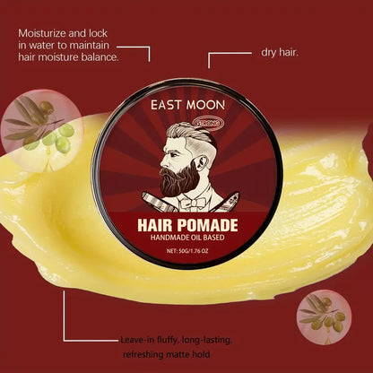 Men's Hair Styling Cream | No-Rinse, Long-Lasting Volume