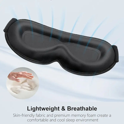 FACEMOON 3D Sleep Mask – Zero Pressure, 100% Light Blocking for Side Sleepers