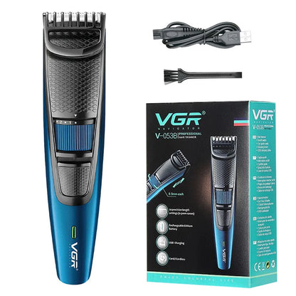 VGR Adjustable Beard & Hair Trimmer | 38-Setting Rechargeable Clipper