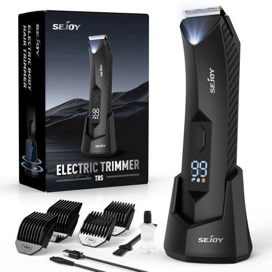 Sejoy Hair Clippers for Men | Electric Body & Groin Trimmer