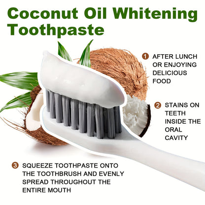 100g Coconut Oil Toothpaste – Gentle Cleansing & Oral Protection