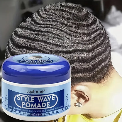 Wave Pomade for Men | Strong Hold, Non-Greasy, Easy Rinse Styling