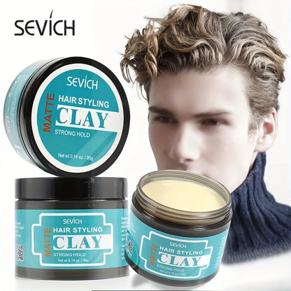 SEVICH Travel Hair Clay for Men | Matte Finish & Strong Hold