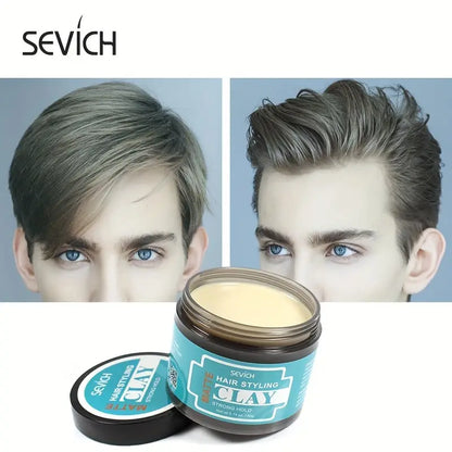 SEVICH Travel Hair Clay for Men | Matte Finish & Strong Hold