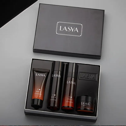 LASYA Men's 4-Piece Skincare Set | Day & Night Rejuvenation