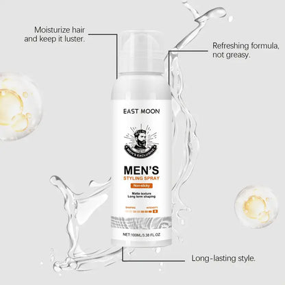 Men's Hair Styling Spray | Natural, Long-Lasting Volume & Shine